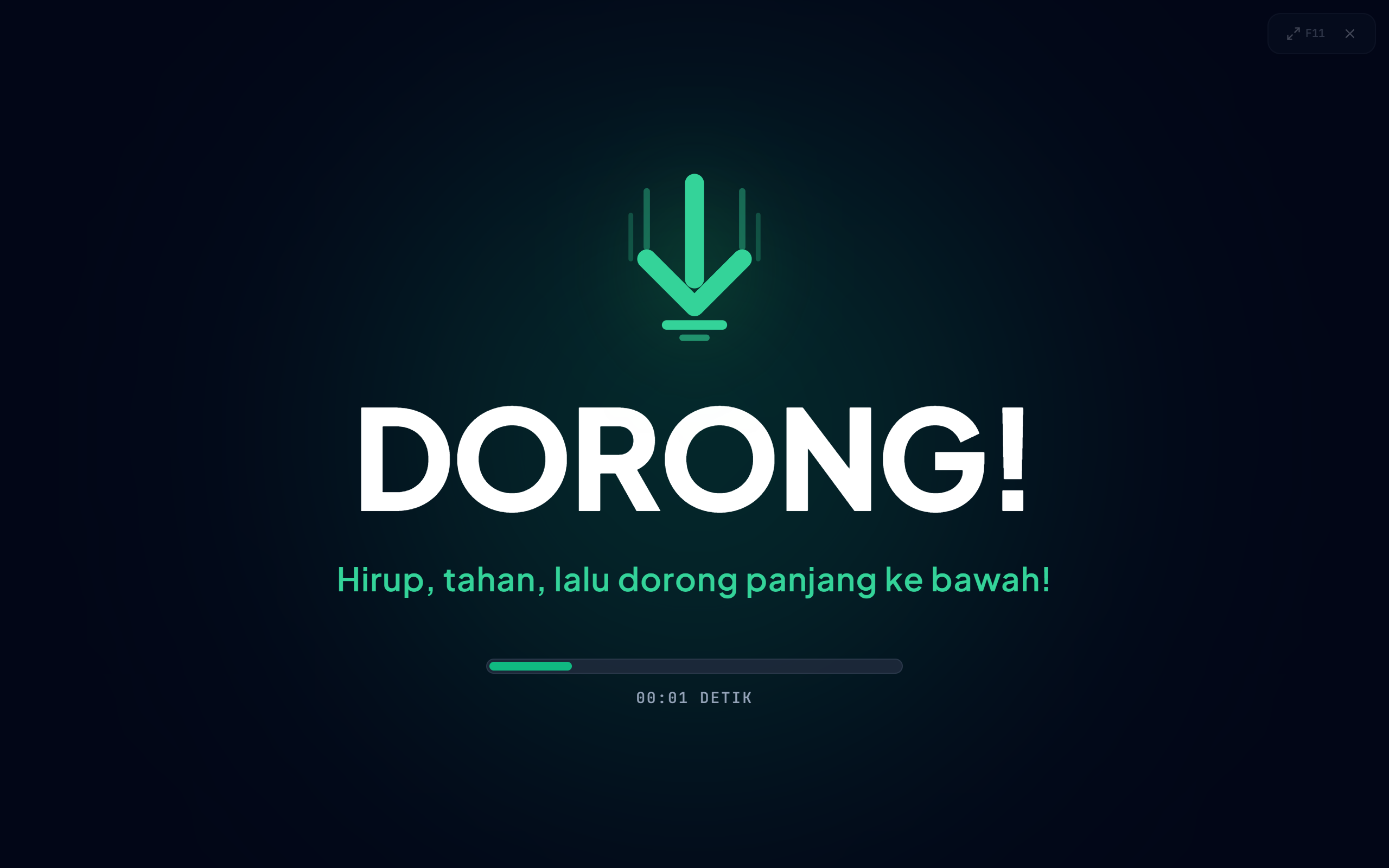 Tampilan Layar Asli Pasien Ibu - DORONG!
