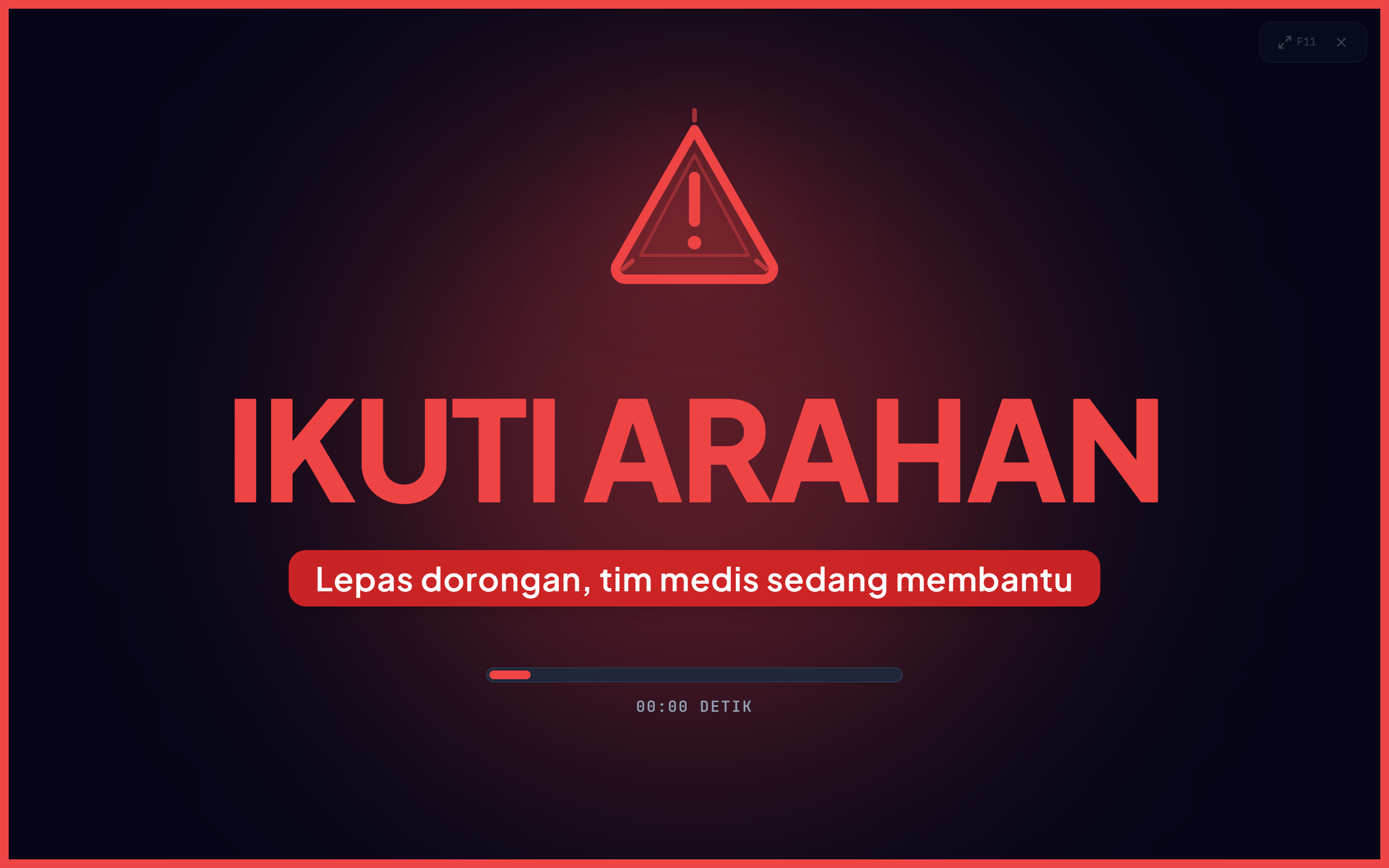 Layar Instruksi Ikuti Arahan